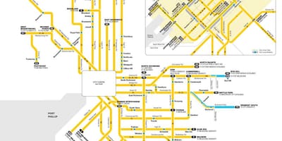 Ярра tramvay xəritə