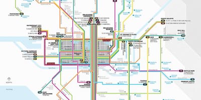 Melbourne tramvay marşrut xəritəsi