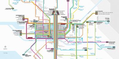 Melbourne tramvay marşrut xəritəsi