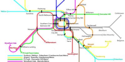 Qatar metro kartında Melbourne